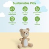 image:imagePlanToys LittleBear Wooden Baby Rattle amp Grasping Toy  Montessori Sensory Development for Coordination Focus amp Auditory Learning  EcoFriendly Infant Educational ToyLittle Bear